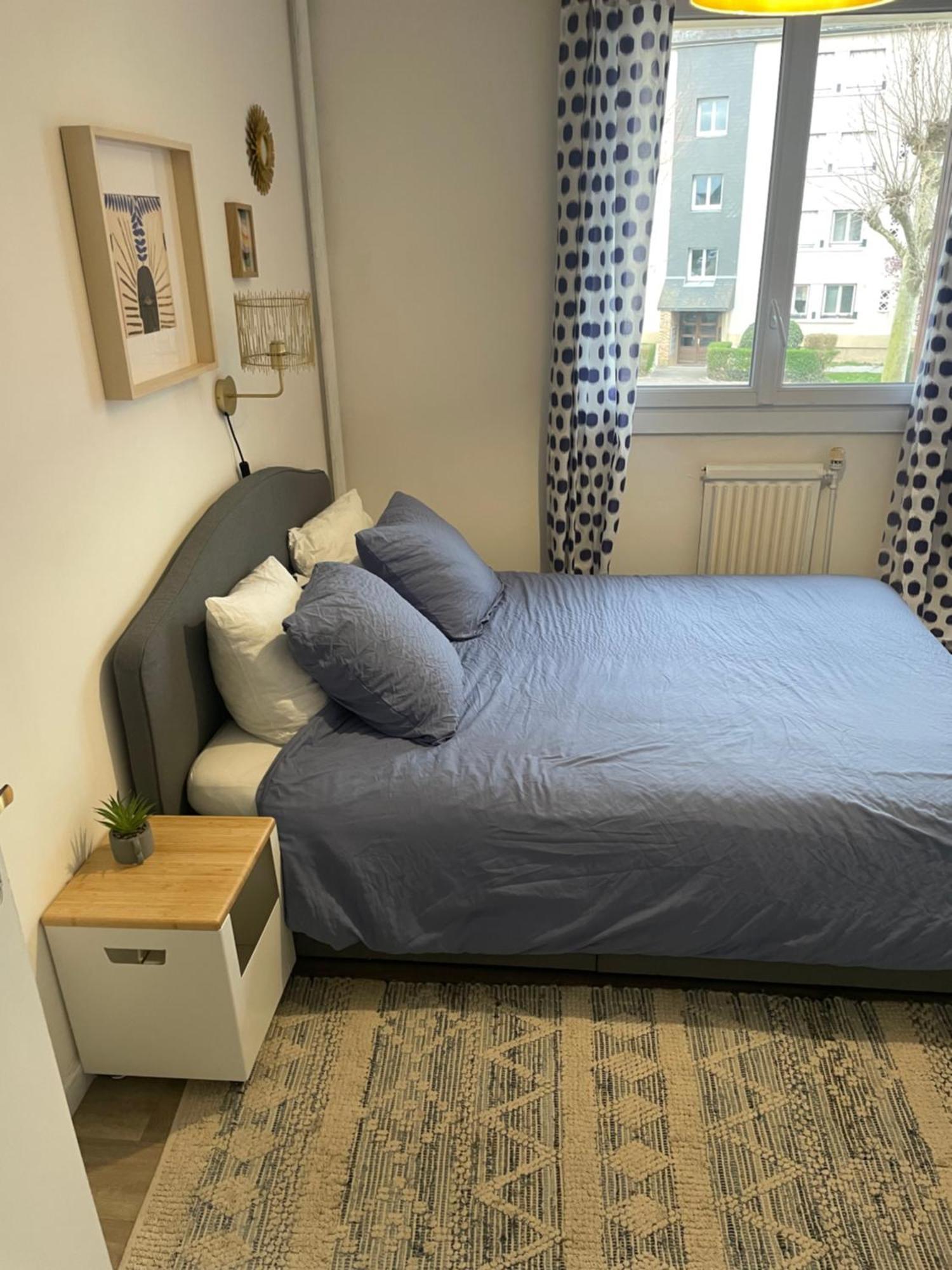Bel Appartement Spacieux ,Convivial De 3 Chambres Avec Parking Prive Secure Caen Luaran gambar